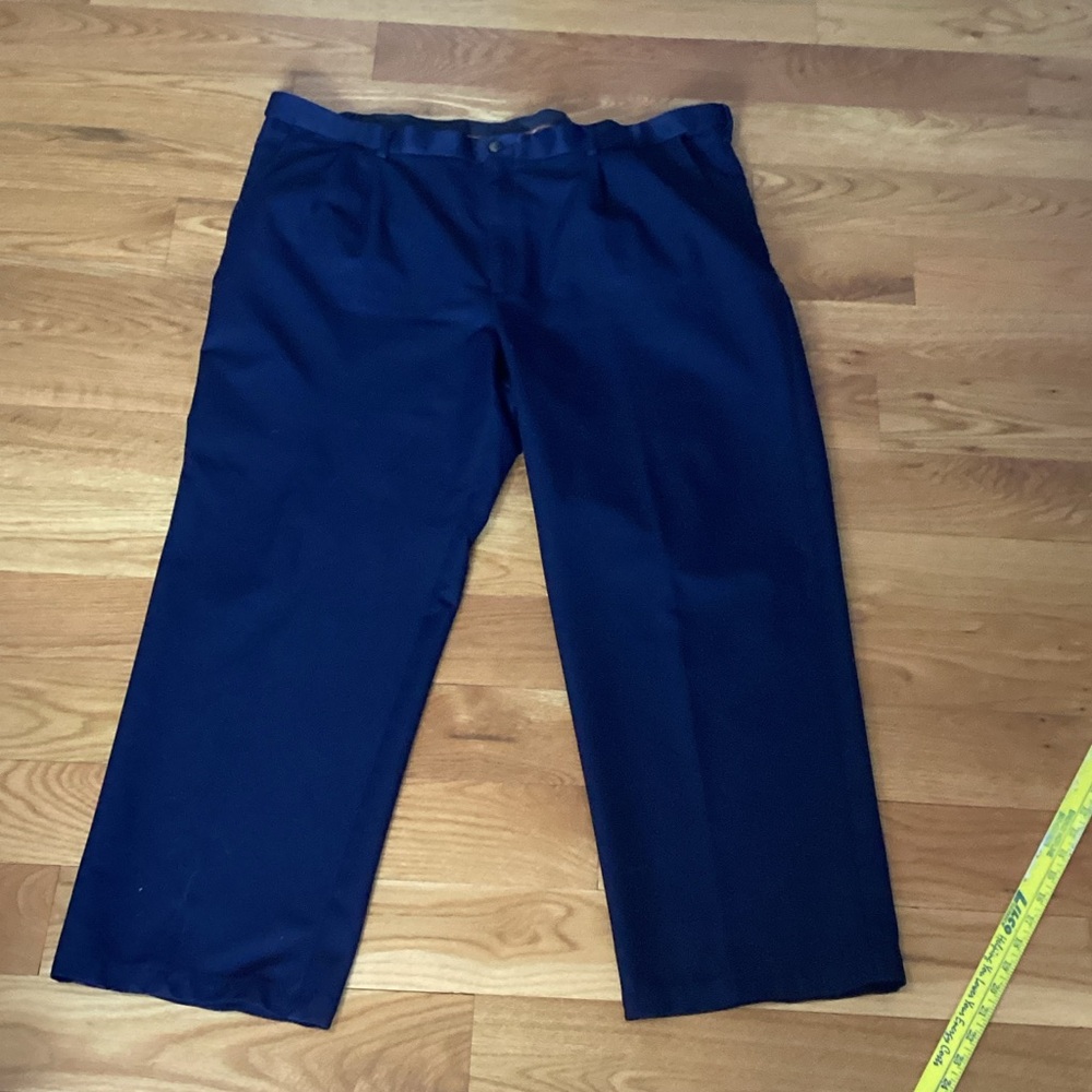 Haggar Dark Blue Men's Dress Pants